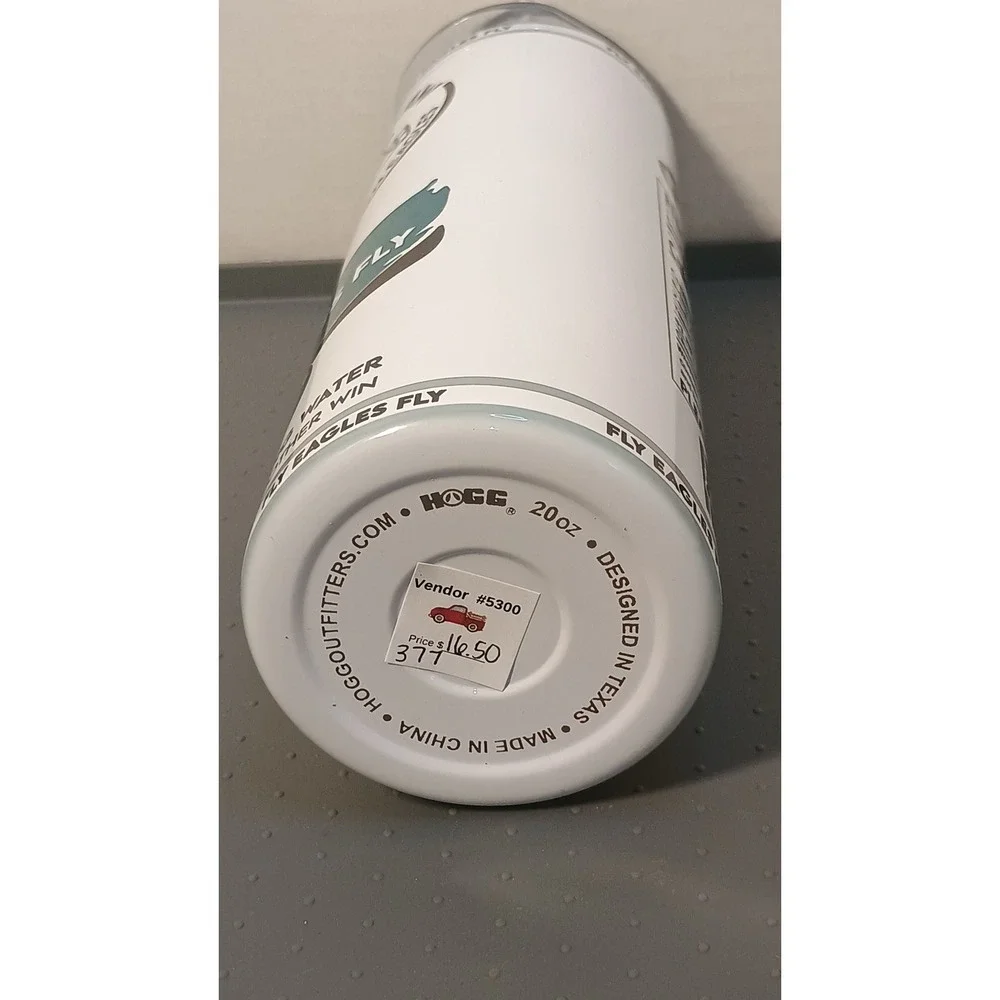 HOGG Philadelphia Eagles Tumbler Unique 20oz White Excellent Seltzer Parody